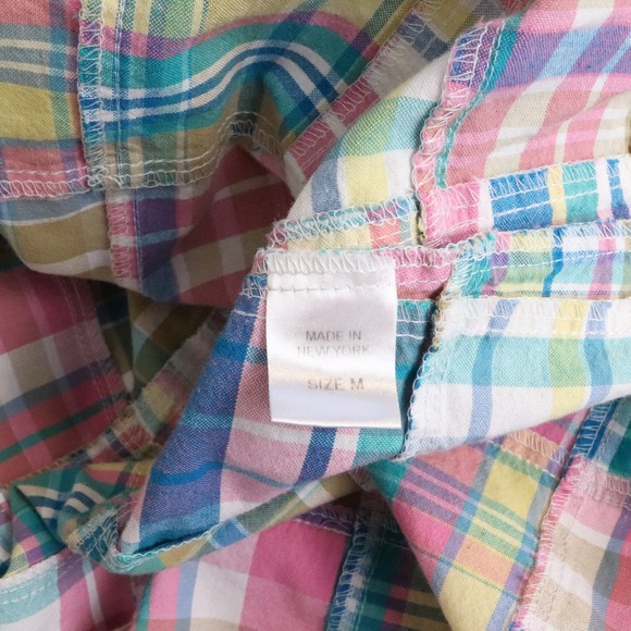 Petersyn Athena Midi Dress Madras Patchwork‎ Medium - Picture 10 of 11